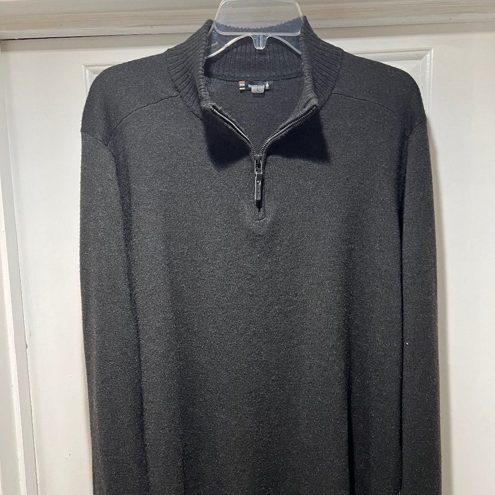 Smartwool Quarter-Zip Grey Sweater